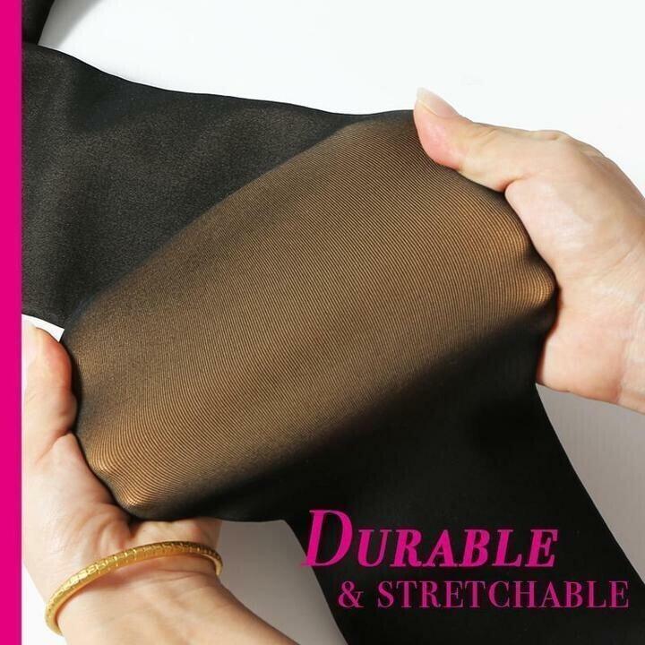 Thermische Fleece Panty Zwart Grijs Bruin Beige Huidskleur Met Voet Halve Voet 80-300 Gram Warme Maillot | Sulvida