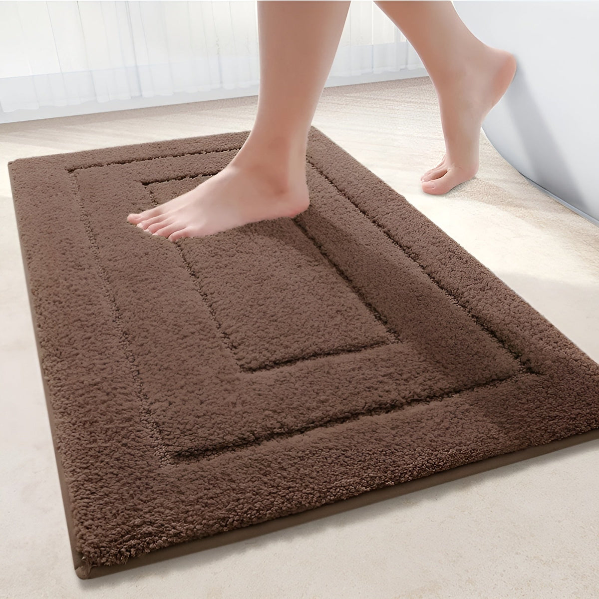 Badmat microvezel antislip absorberend 40x60 50x80 60x90 cm badkamer douche modern wasbaar zachte vloermat | Sulvida