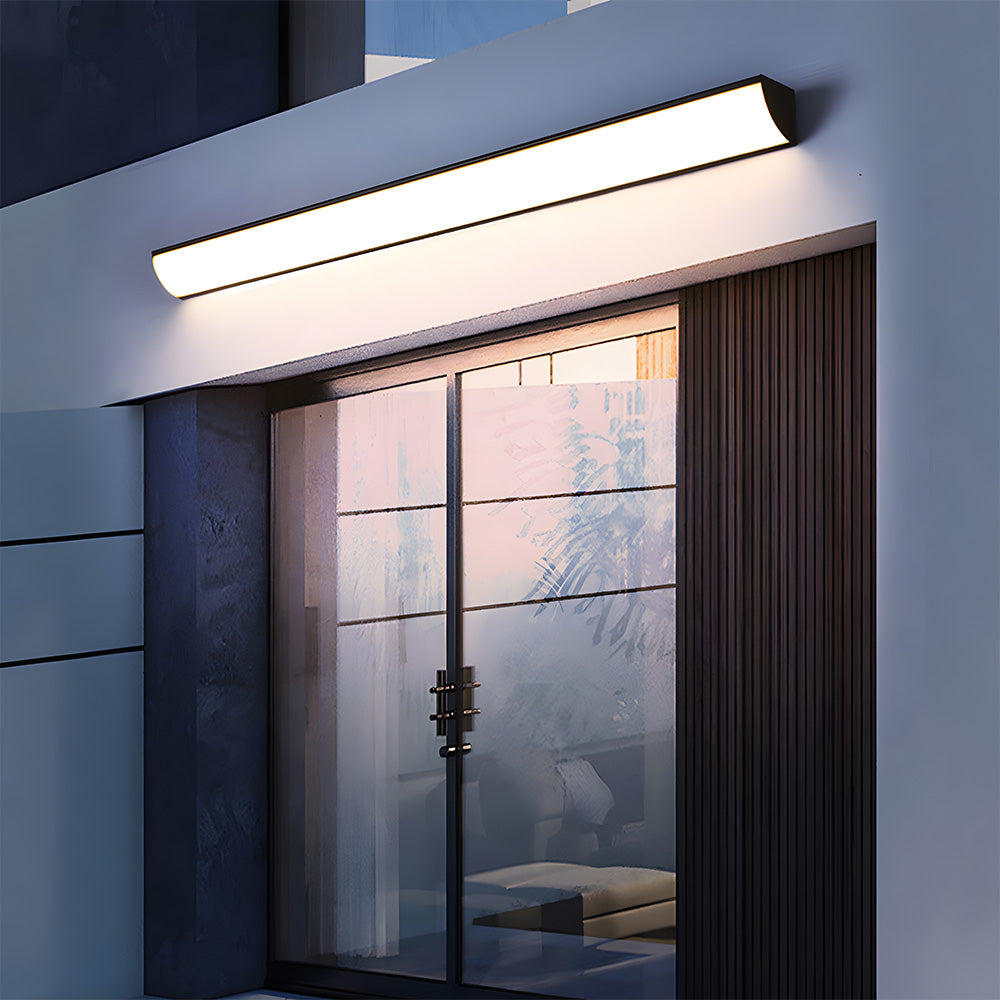 Buitenwandlamp LED Waterdicht Zwart Wit 30-40cm Sfeerverlicht Tuin Entree Terras Aluminium IP65 Buitenverlichting | Sulvida