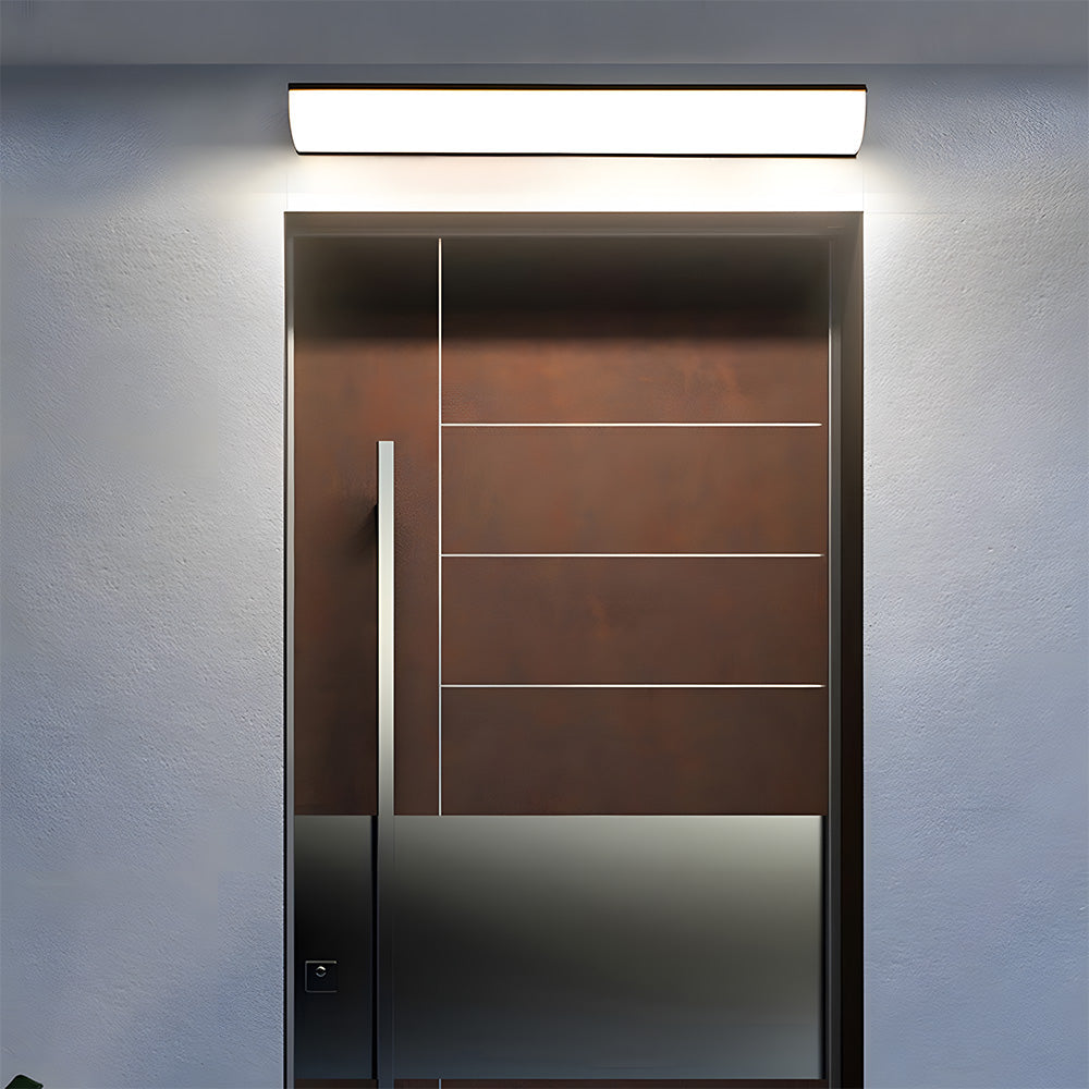 Buitenwandlamp LED Waterdicht Zwart Wit 30-40cm Sfeerverlicht Tuin Entree Terras Aluminium IP65 Buitenverlichting | Sulvida