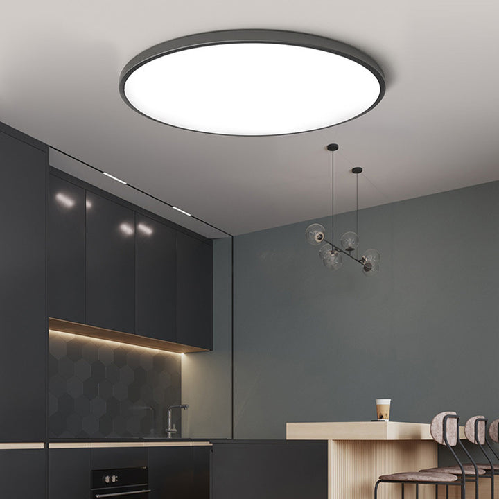 Ultraslank Plafondlamp Rond LED Dimbaar 3 Lichttemperaturen Modern Design voor Minimalistische Interieurs | Sulvida