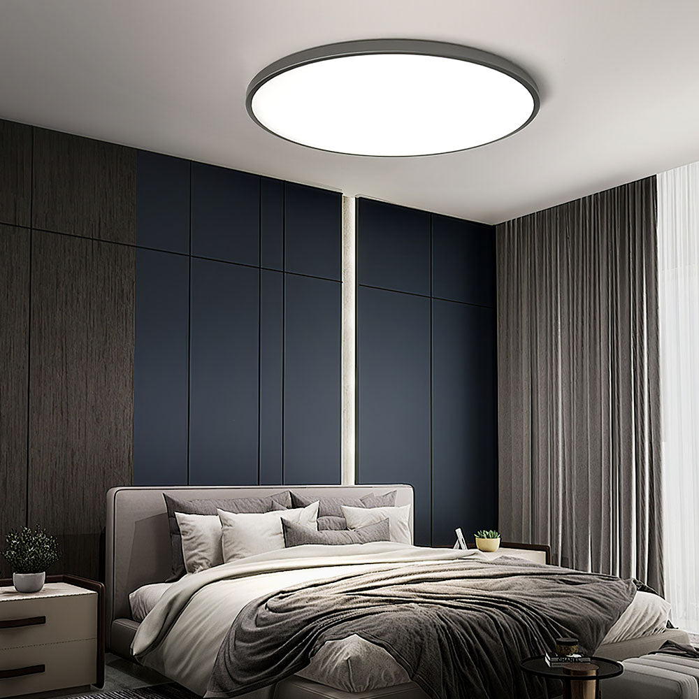 Ultraslank Plafondlamp Rond LED Dimbaar 3 Lichttemperaturen Modern Design voor Minimalistische Interieurs | Sulvida