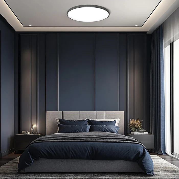 Ultraslank Plafondlamp Rond LED Dimbaar 3 Lichttemperaturen Modern Design voor Minimalistische Interieurs | Sulvida