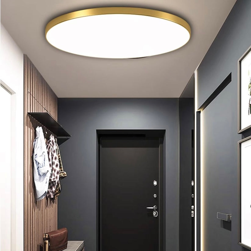 Ultraslank Plafondlamp Rond LED Dimbaar 3 Lichttemperaturen Modern Design voor Minimalistische Interieurs | Sulvida