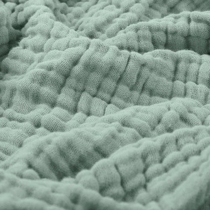 Gazen Katoenen Deken Dubbellaags Luchtig Ademend Zacht Licht Zomerdeken Mousseline Sprei King Queen Size | Sulvida