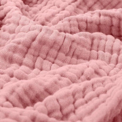 Gazen Katoenen Deken Dubbellaags Luchtig Ademend Zacht Licht Zomerdeken Mousseline Sprei King Queen Size | Sulvida