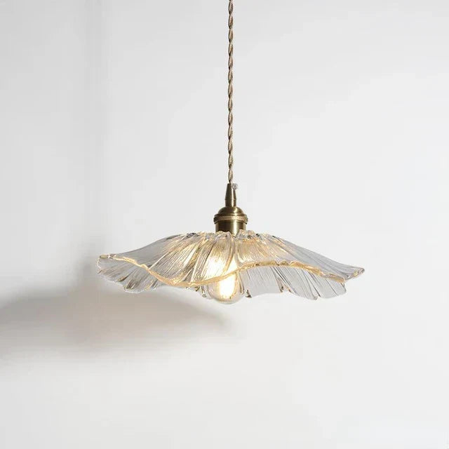 Glazen Hanglamp Bloem Ø26cm Decoratieve Pendelverlichting Eetkamer Slaapkamer Hal Moderne Sfeervolle Lamp | Sulvida