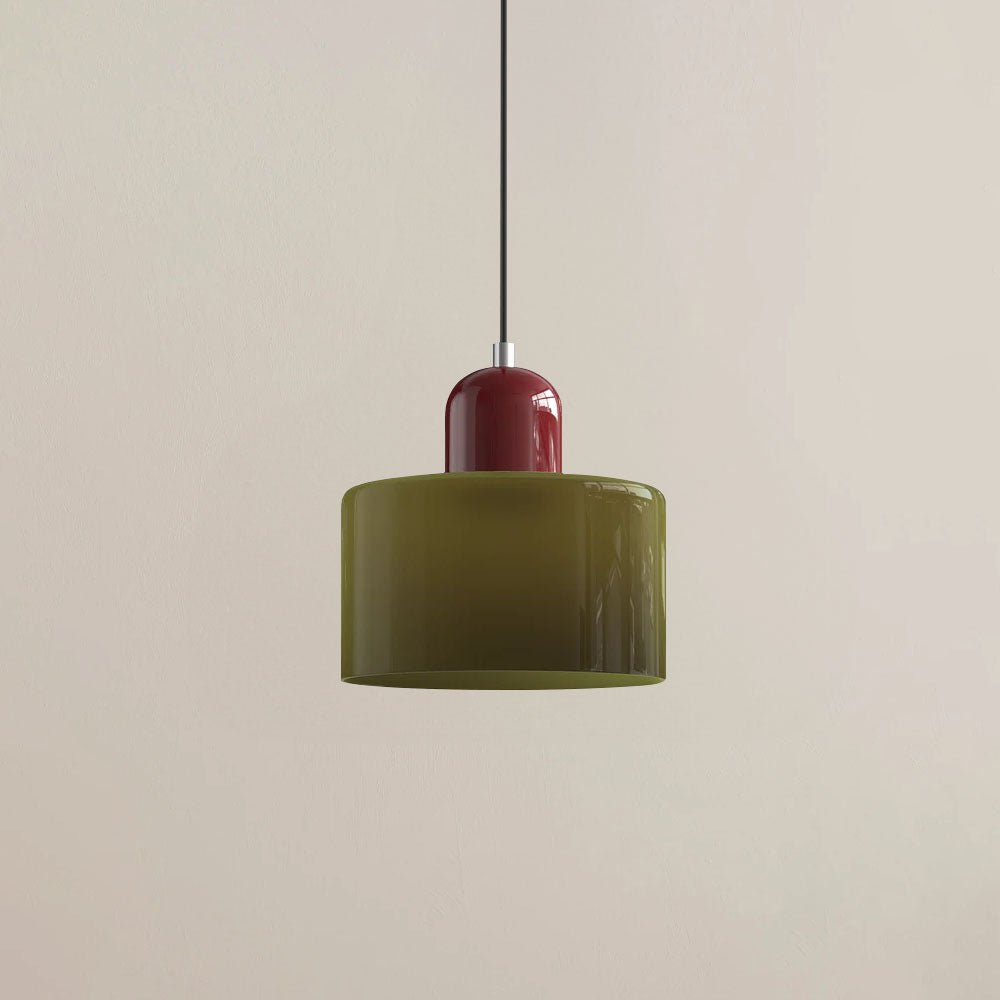 Glazen Hanglamp Bauhaus Design Goudkleurig Metaal E27 Fitting Eetkamer Woonkamer Verstelbaar Moderne Verlichting | Sulvida