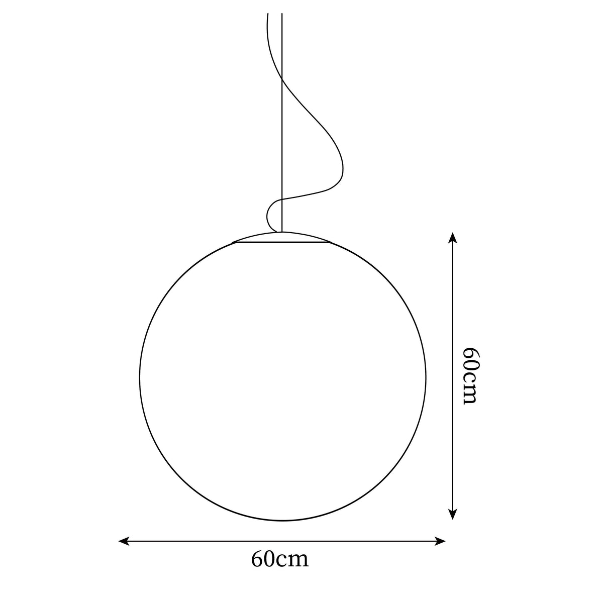 Hanglamp Bol Wit Modern Design FRP Glasvezel Woonkamer Eetkamer Slaapkamer Hal Horeca Interieur Verlichting LED E27 | Sulvida