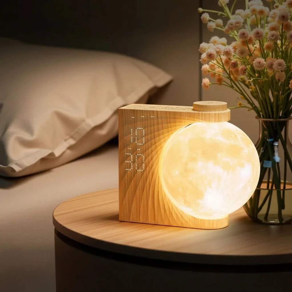 Weklicht met Zonsopgang Simulatie & Natuurgeluiden - Slaapkamerwekker Nachtlampje Timer Dimbaar Wake-up Light | Sulvida