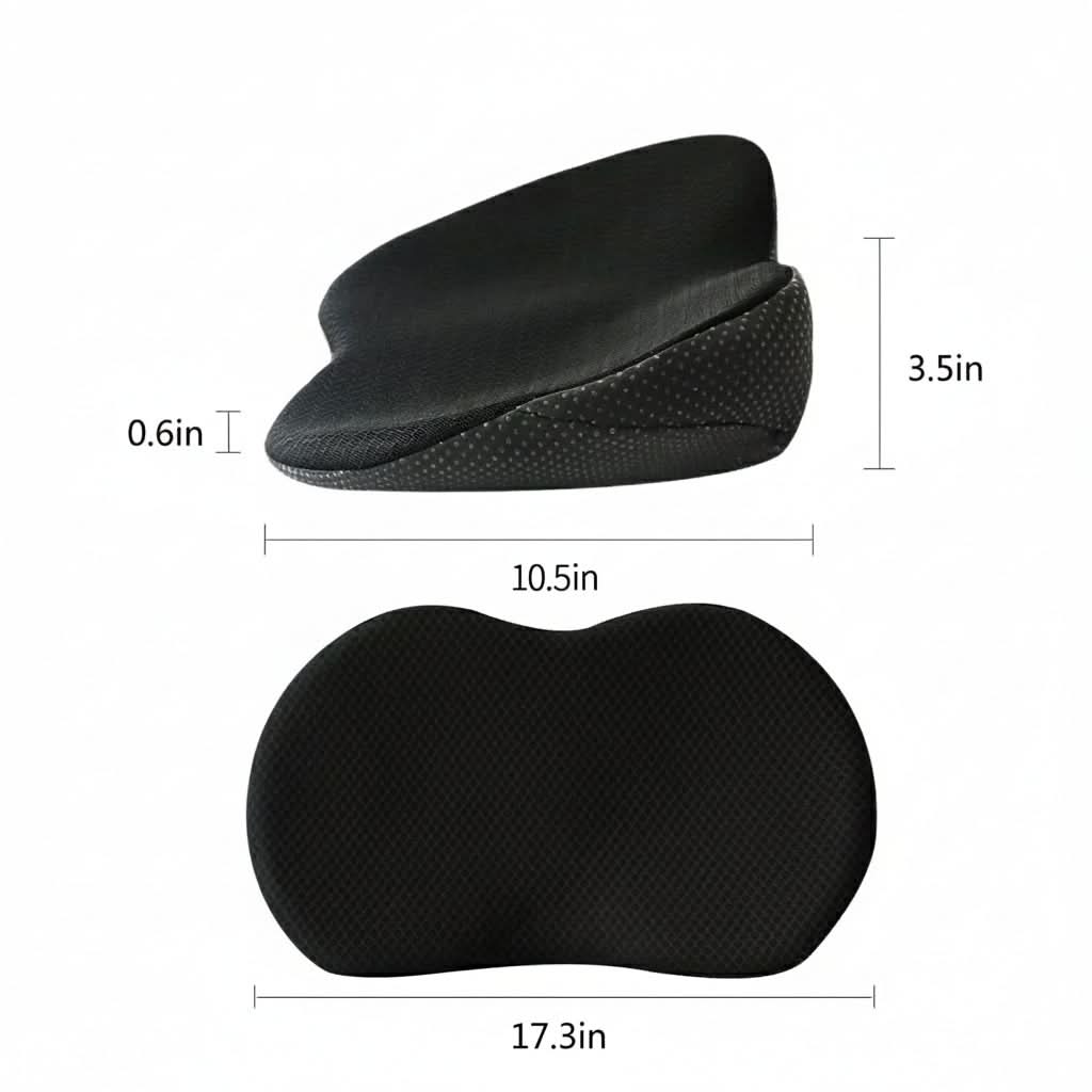 Ergonomisch Memory Foam Autostoelkussen voor Zithouding en Verlichtend Comfort met Universele Pasvorm | Sulvida