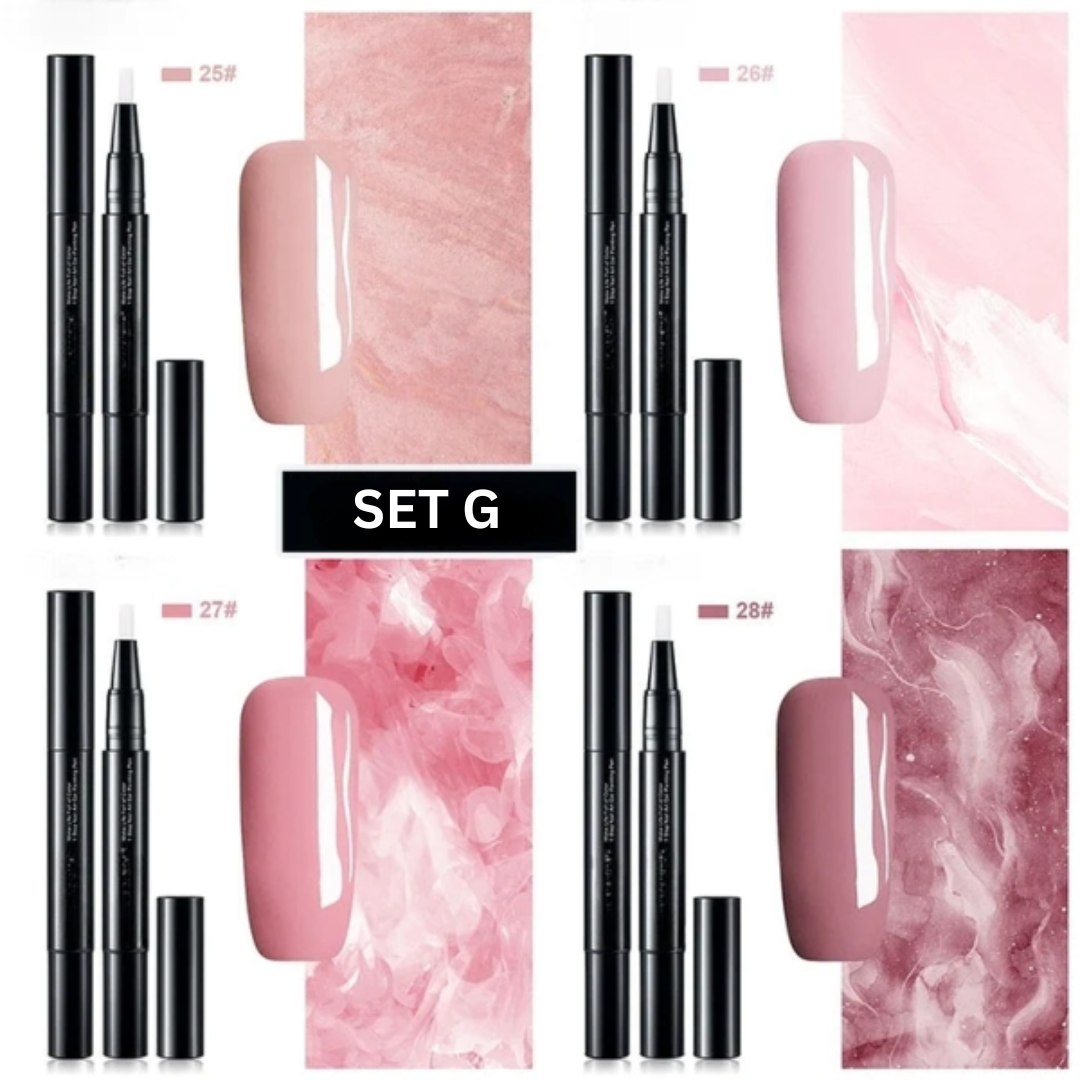 Nagellakstift met Gelpigment voor Precieze Nail Art – Snel Droog en Langdurig Dekkend – Ideaal voor Details en Patronen | Sulvida