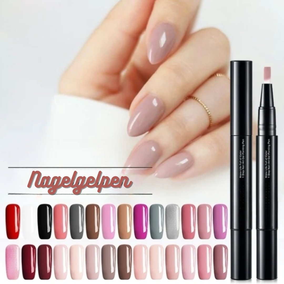 Nagellakstift met Gelpigment voor Precieze Nail Art – Snel Droog en Langdurig Dekkend – Ideaal voor Details en Patronen | Sulvida
