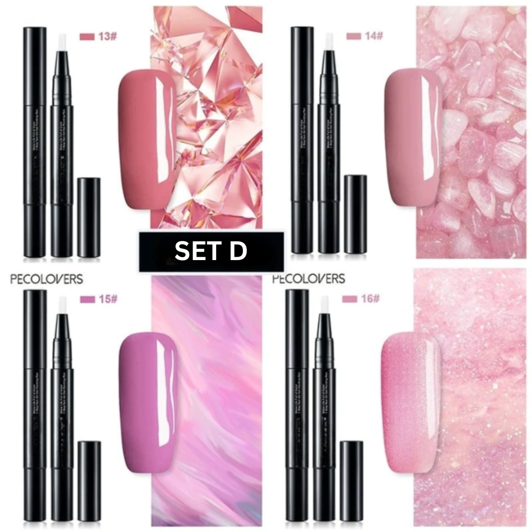 Nagellakstift met Gelpigment voor Precieze Nail Art – Snel Droog en Langdurig Dekkend – Ideaal voor Details en Patronen | Sulvida