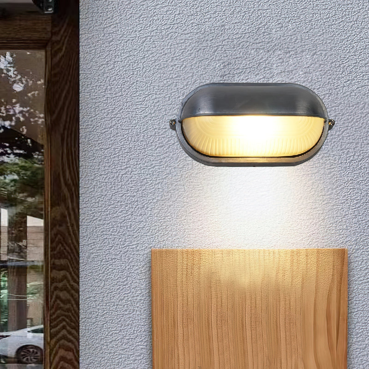 Buitenwandlamp Metaal Glas IP65 Waterbestendig Moderne Verlichting voor Tuin Balkon Veranda Buitenmuur | Sulvida