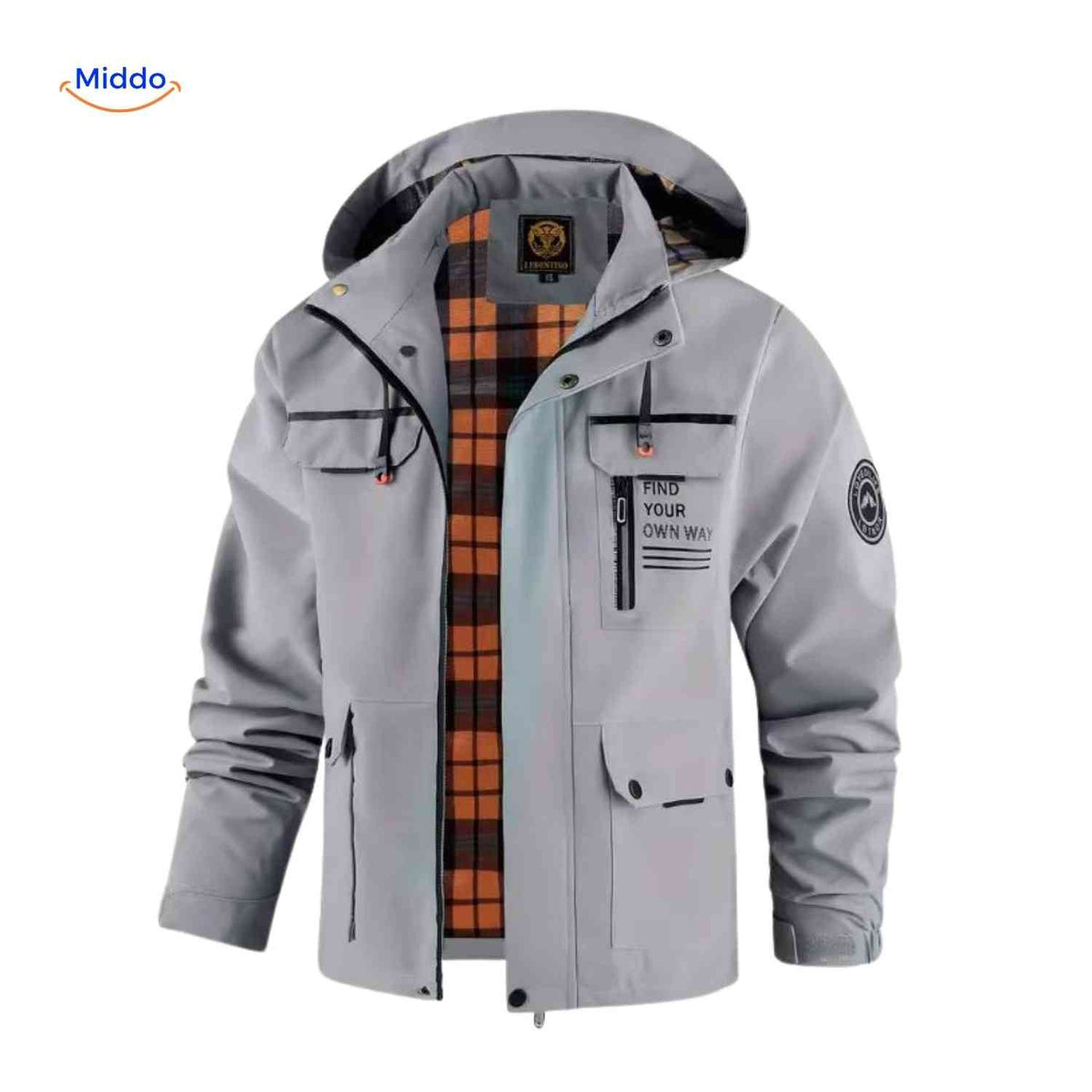 Waterdichte Herenparka met Capuchon en Bontkraag – Zwart Groen Beige – Winterjas Heren 4-in-1 Outdoor | Sulvida