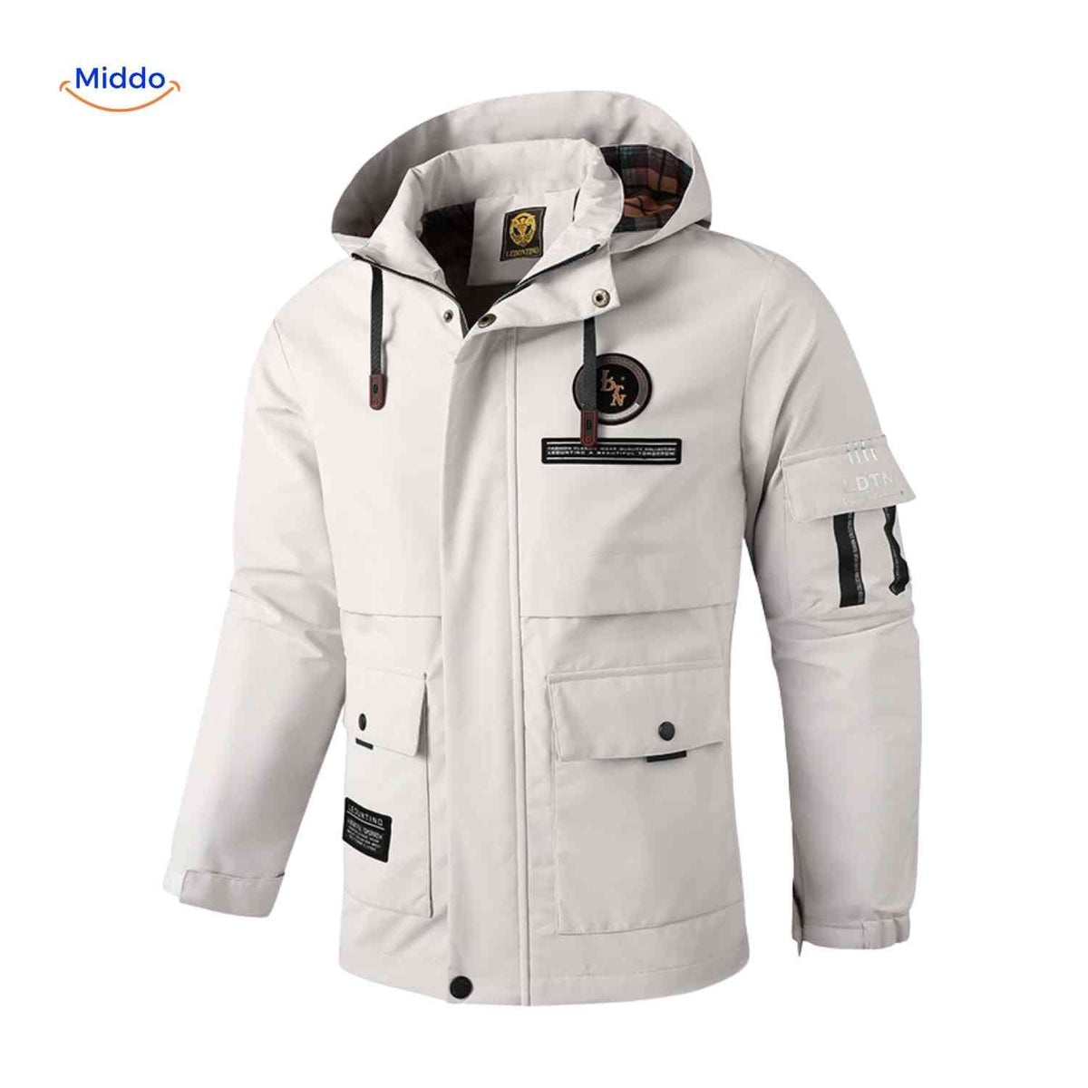 Waterdichte Herenparka met Capuchon en Bontkraag – Zwart Groen Beige – Winterjas Heren 4-in-1 Outdoor | Sulvida