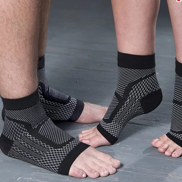 Enkelbandage met Compressie Enkelsteun Ademend Verstelbaar Sportbrace voor Herstel Zwelling Pijn Stabiliteit | Sulvida