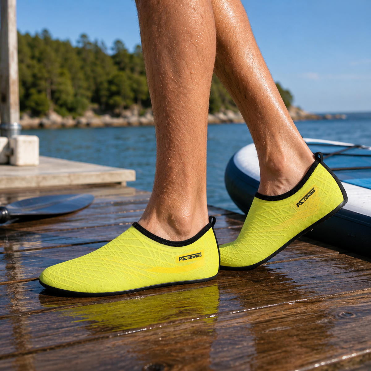 Waterschoen Barefoot Slip-On voor Heren Dames Kinderen Zwembad Strand Watersport Sneldrogend Flexibel | Sulvida