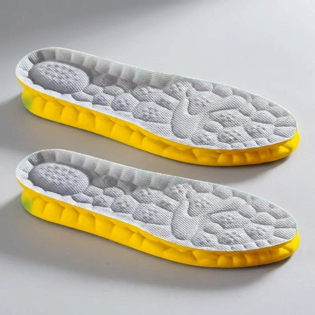Sportinlegzolen 4D Contoured met Schokabsorptie Multi-Zone voor Actieve Voeten Optimaal Comfort Dagelijks | Sulvida