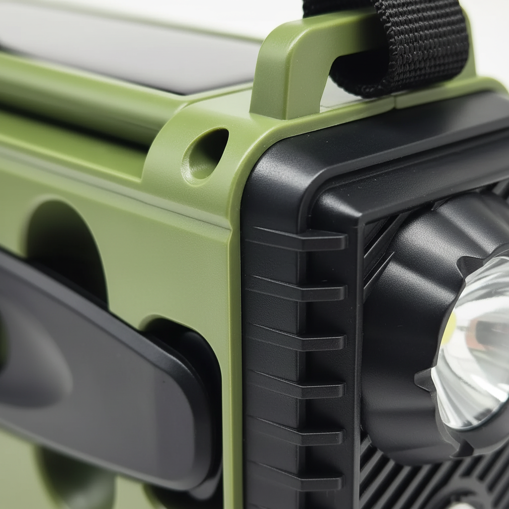 Handcrank Noodradio met Zonne-energie AM FM en Bluetooth Speaker voor Stroomuitval Camping Outdoor Wandelen | Sulvida