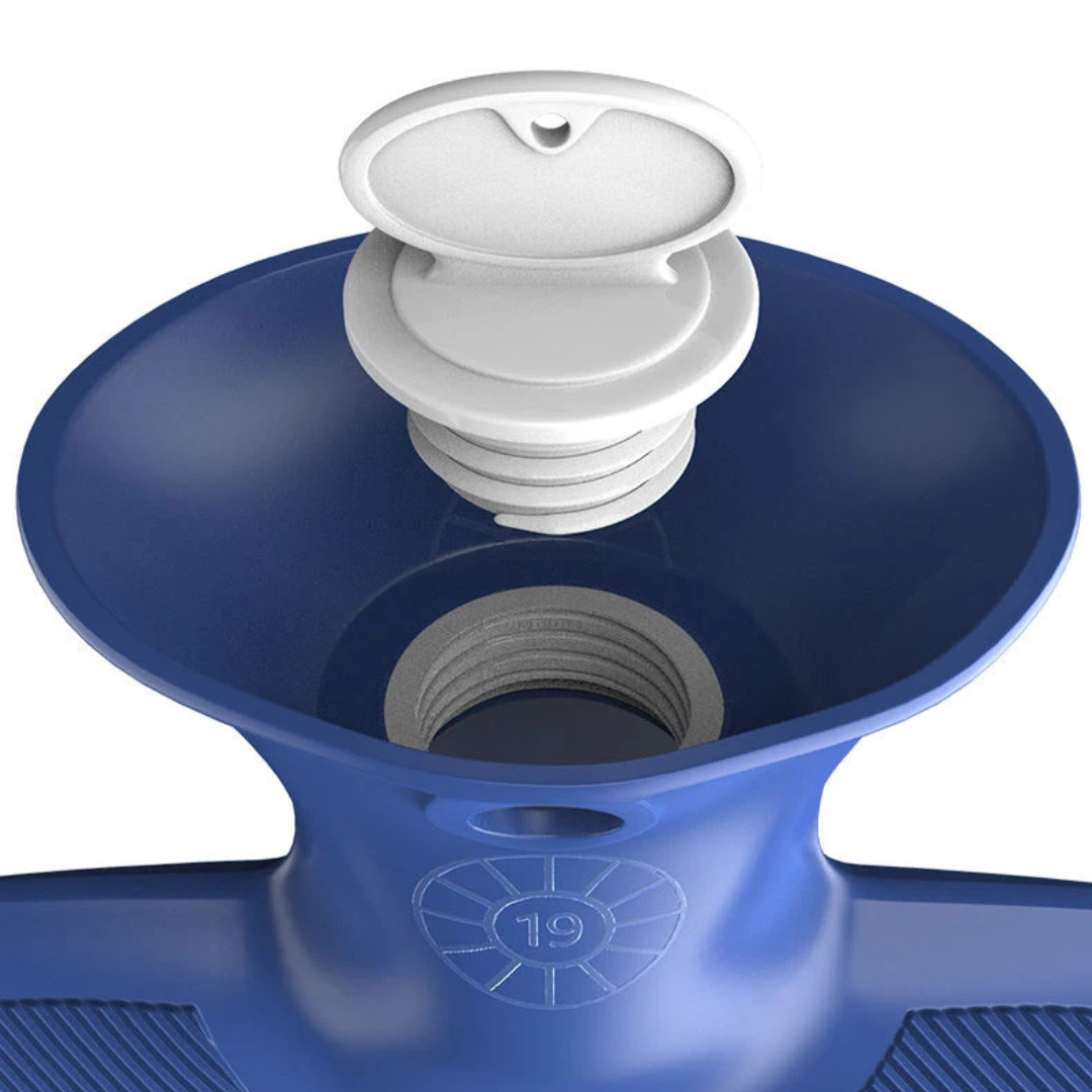 Warmwaterkruik Extra Groot 2 Liter met Gebreide Hoes voor Langdurige Warmte Comfort en Ontspanning Thuis | Sulvida