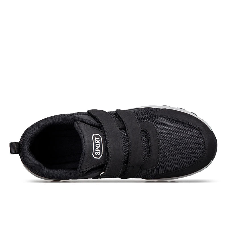 Orthopedische Wandelschoenen met Klittenband Extra Breed Comfortabel Dagelijks Lopen Verstelbaar Mesh | Sulvida