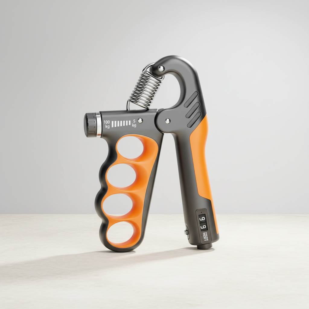 Verstelbare Handknijper Metaal voor Krachtige Grip en Voorarmtraining Compacte Krachttrainer voor Thuis | Sulvida