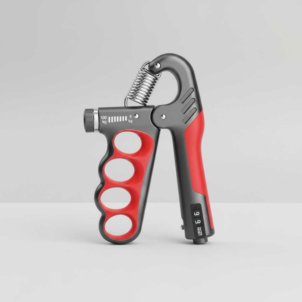 Verstelbare Handknijper Metaal voor Krachtige Grip en Voorarmtraining Compacte Krachttrainer voor Thuis | Sulvida