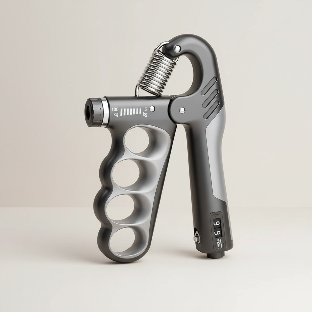 Verstelbare Handknijper Metaal voor Krachtige Grip en Voorarmtraining Compacte Krachttrainer voor Thuis | Sulvida