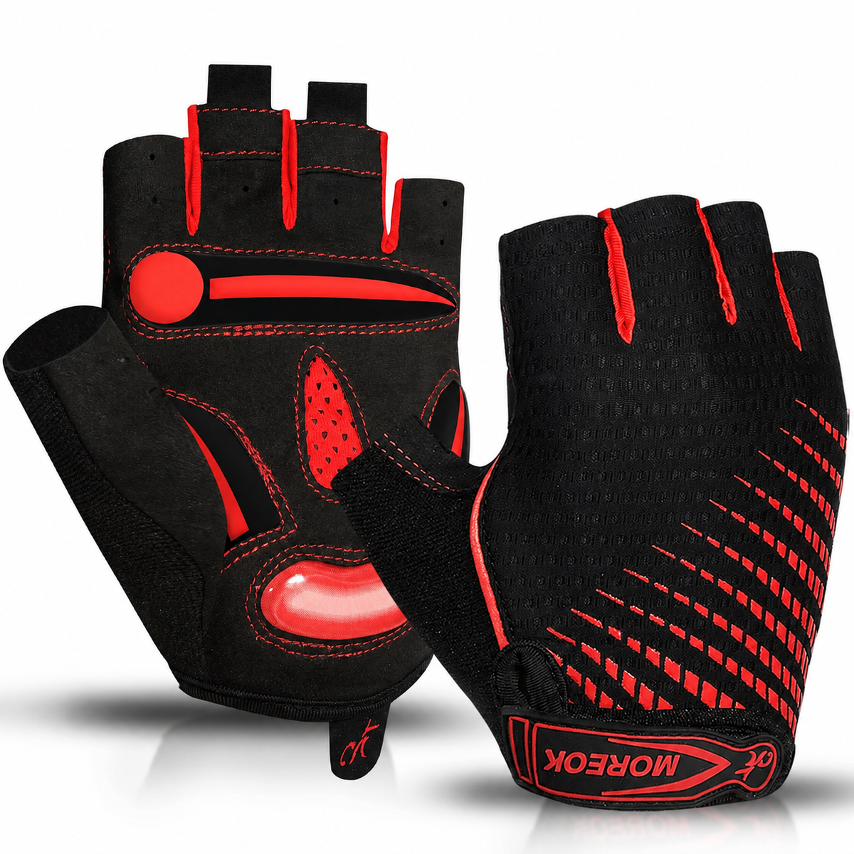 Fietshandschoenen Half-Finger met Gel Padding Ademend Antislip – Comfortabele Sporthandschoenen Fietsen | Sulvida