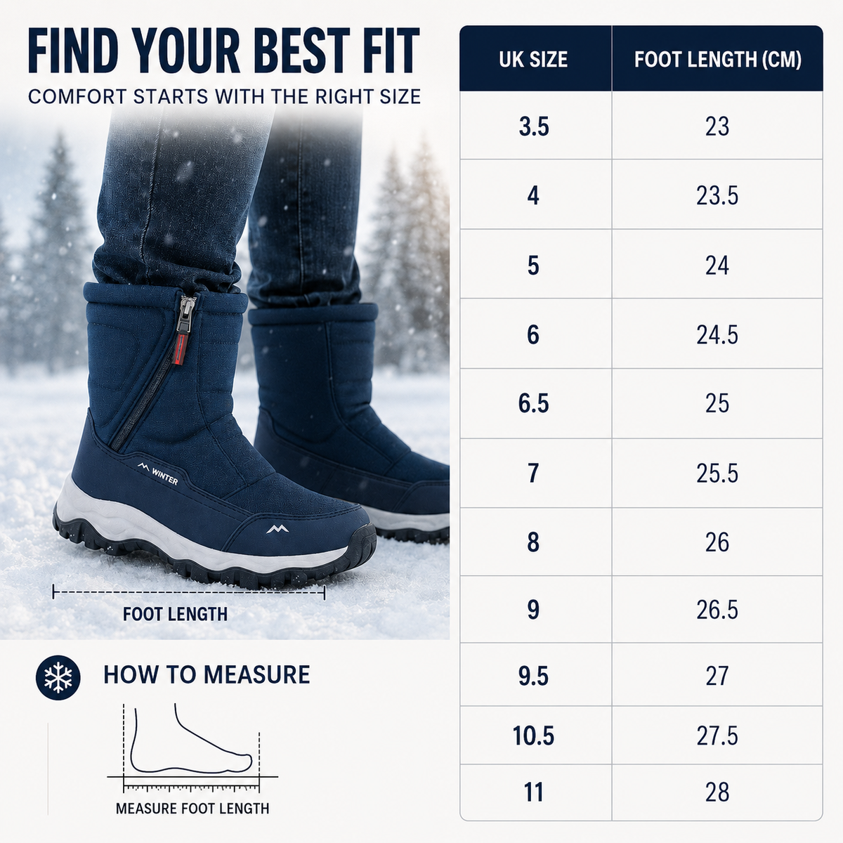 Waterdichte Geïsoleerde Winterlaarzen Warme Sneeuwlaarzen voor Herfst Winter Outdoor Wandelen en Trekking | Sulvida