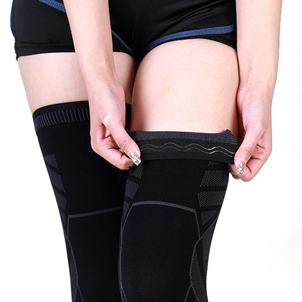 Full-leg Compressiekous Beenbeschermer Steun Sportbrace Knie en Onderbeen voor Hardlopen en Training | Sulvida