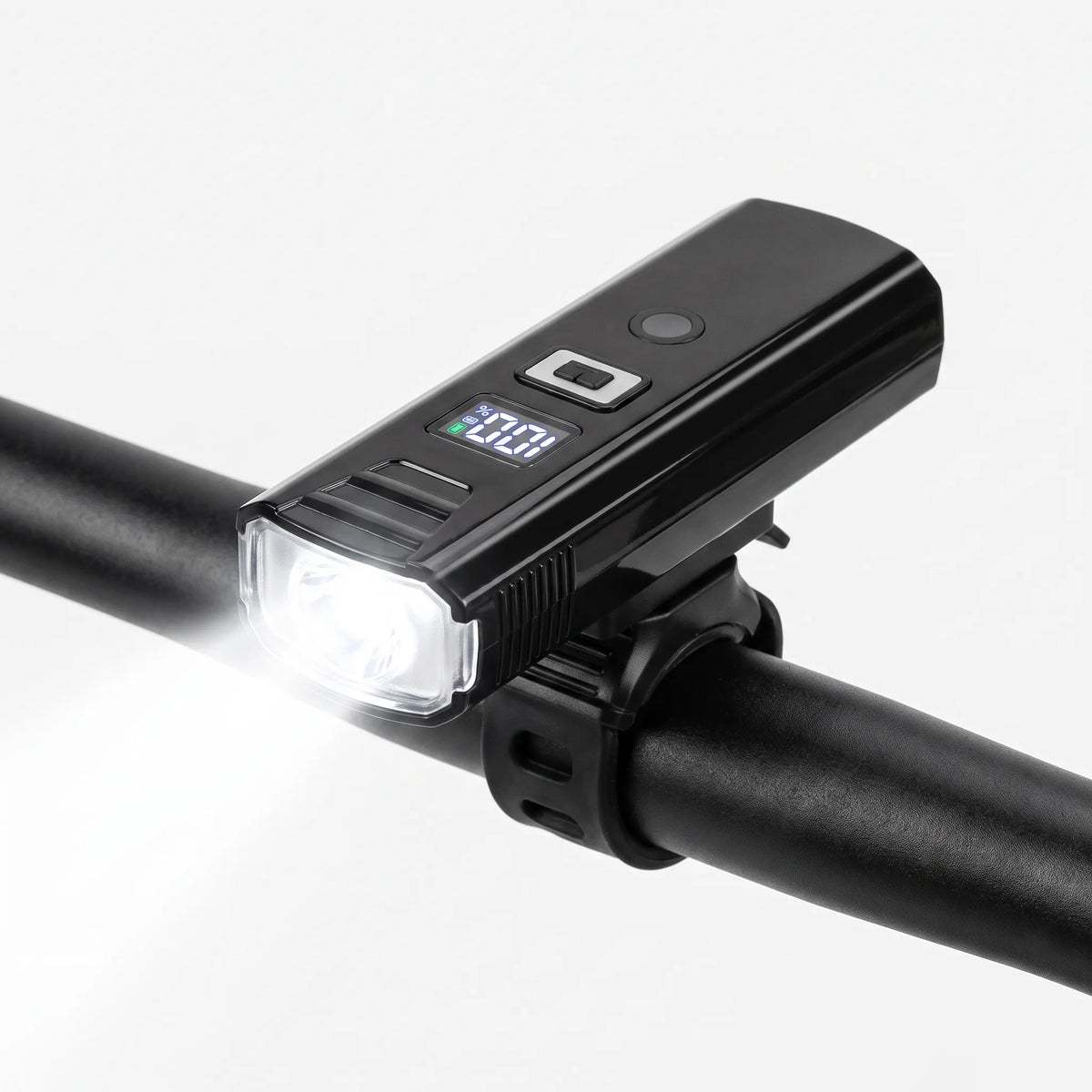 Oplaadbare LED-Fietslamp met Lichtsensor en Verstelbare Bundel voor Veilig Fietsen Overdag en 's Nachts | Sulvida
