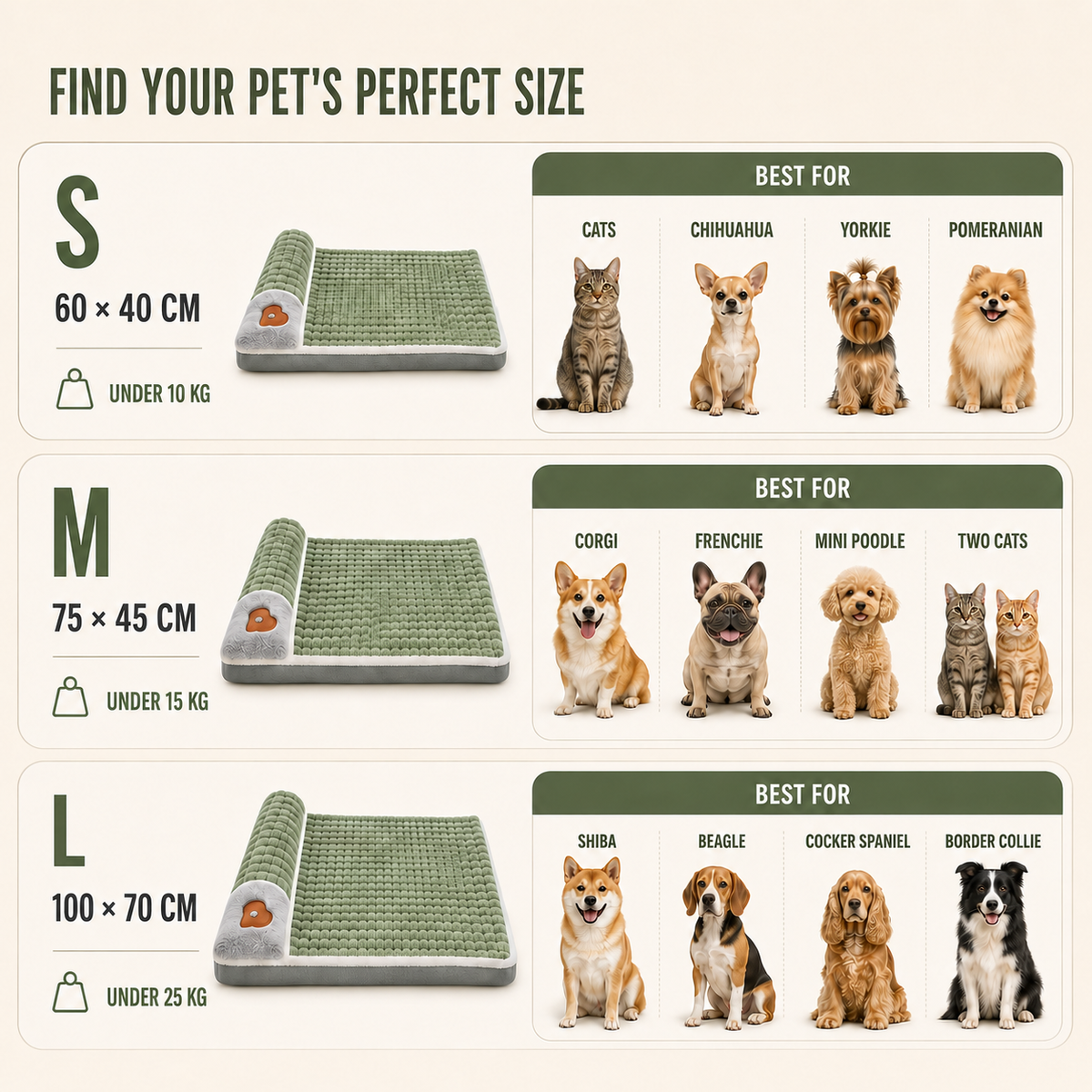 Orthopedisch Huisdierbed Memory Foam Honden Katten Wasbare Afneembare Hoes Comfortabel Slaapplaats Gewrichtsverzorging | Sulvida