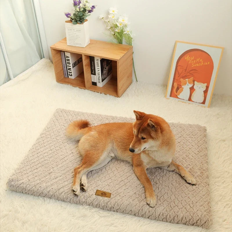Orthopedische Hondenmat Plat Schuimmatras Wasbare Hoes Antislip Basis Comfortabel Huisdierenbed Hond | Sulvida