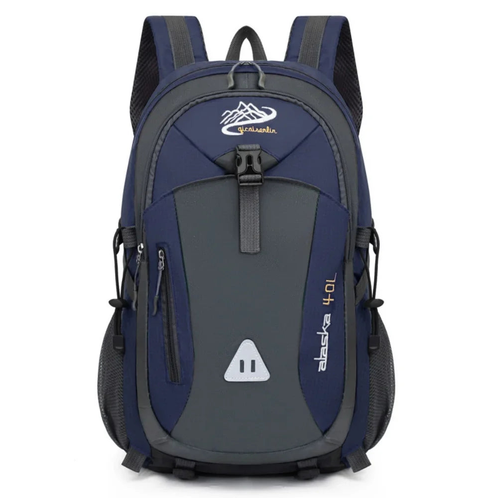 Multi-Compartment Rugzak 40L Wandelrugzak met Mesh Rugpaneel Verstelbare Borstbanden Ritsvakken Outdoor | Sulvida