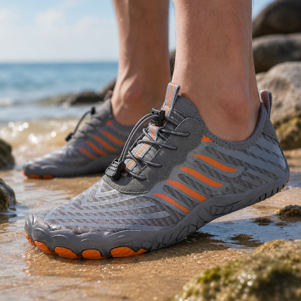 Waterschoenen voor Dames en Heren Quick-Dry Antislip Badschoenen Zwemschoenen Surfschoenen Watersport | Sulvida