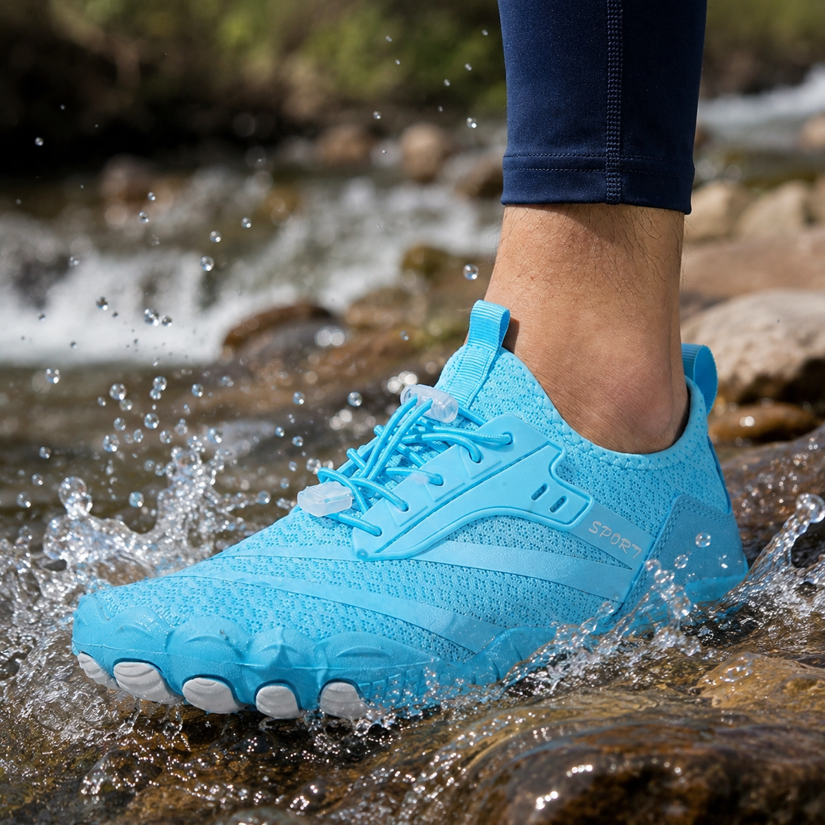 Barevoet Sportschoen Unisex Barefoot Zool Antislip Mesh Ademend Wandelen Hardlopen Fitness Waterbestendig | Sulvida