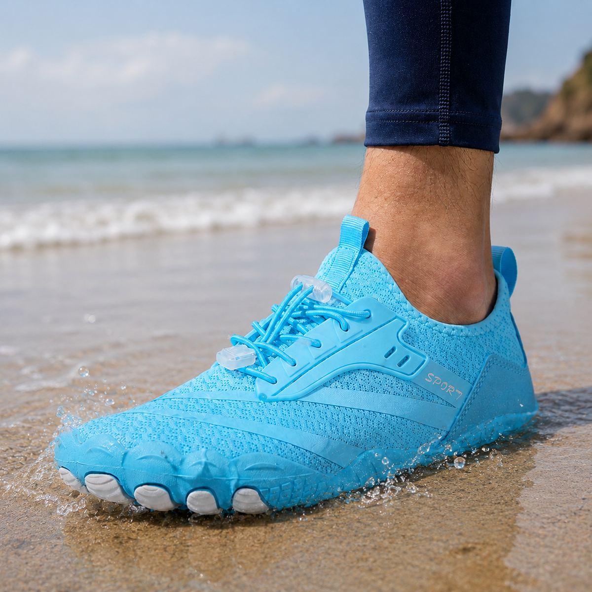 Barevoet Sportschoen Unisex Barefoot Zool Antislip Mesh Ademend Wandelen Hardlopen Fitness Waterbestendig | Sulvida