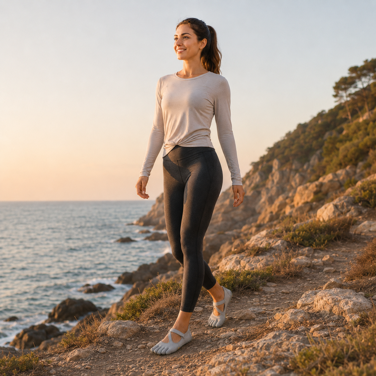 Dames Vijfteenschoenen Barefoot Trail Lichtgewicht Ademend Wandelschoenen Outdoor Trailrunning Wandelen | Sulvida