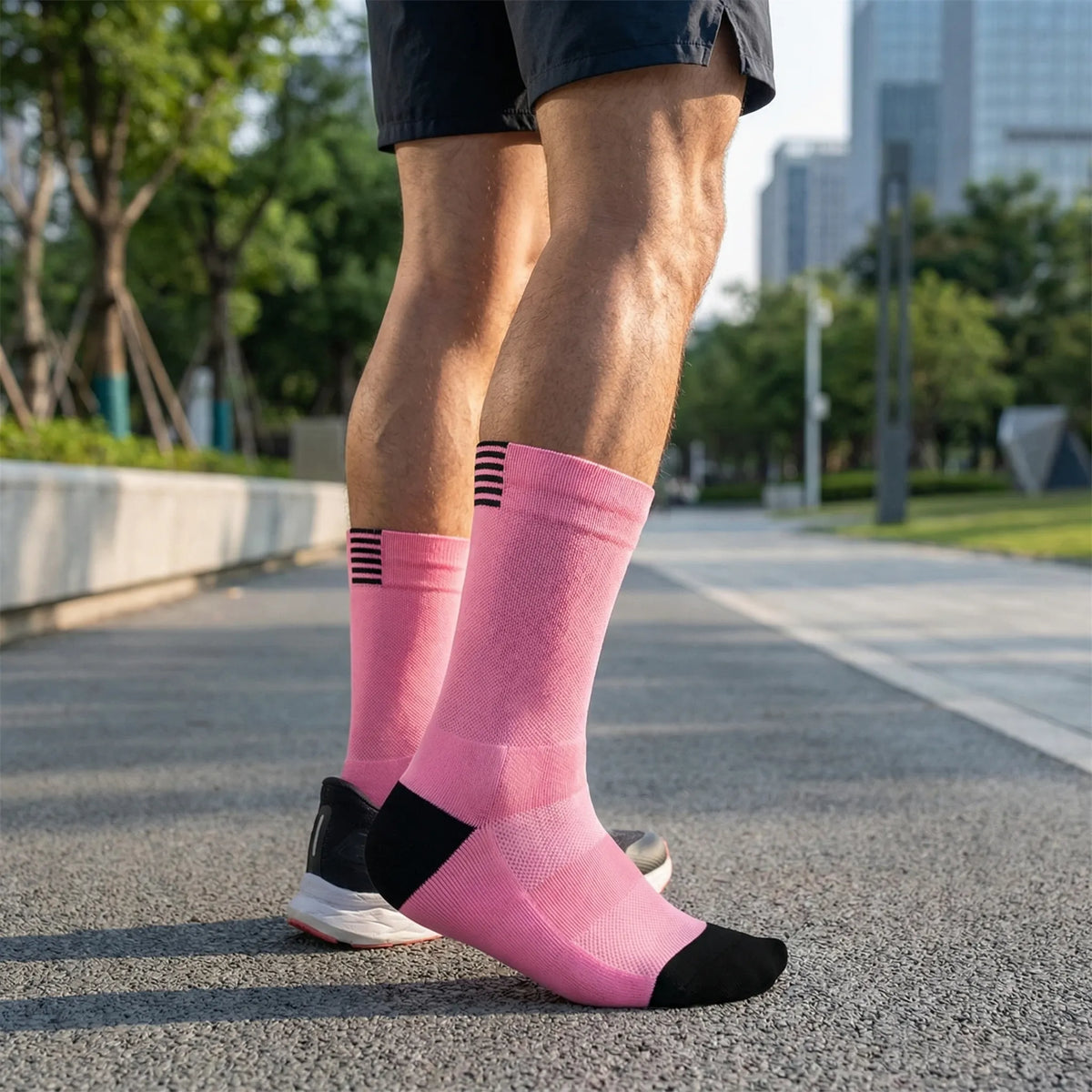 Sportieve Middelhoge Sokken Sneldrogend Ademend Comfort voor Hardlopen Fietsen Fitness Wandelen Unisex | Sulvida