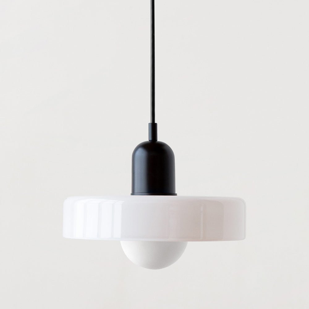 Glazen Hanglamp Rond Design Gekleurd Glas Ø25-35cm Groen Geel Wit Eettafel Woonkamer Eetkamer Decoratief | Sulvida