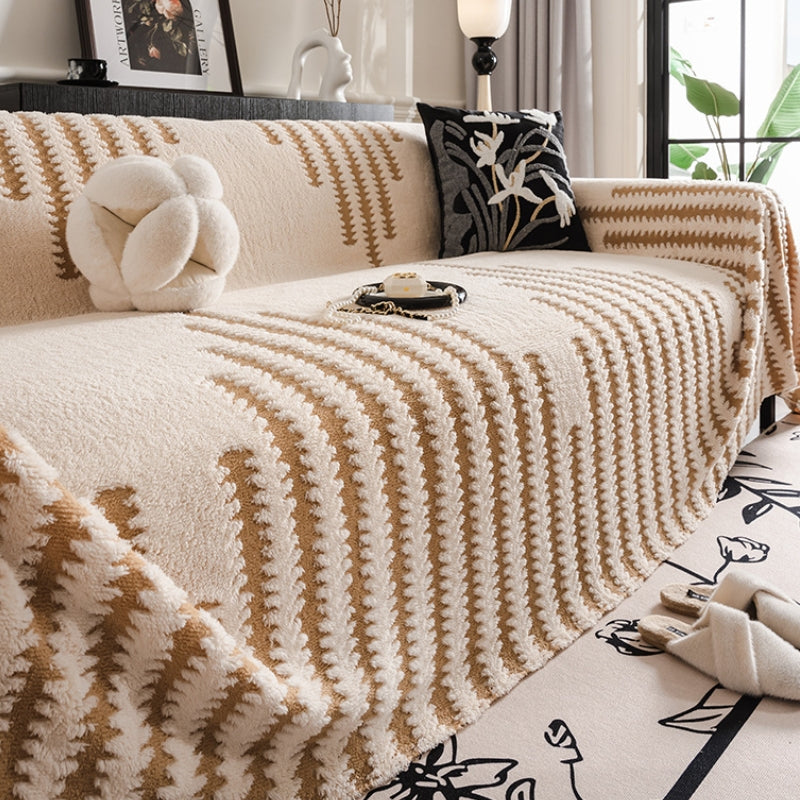 Beschermhoes Bank Pluche Huisdieren Wasbaar Antislip Afneembaar Meubelbeschermer Woonkamer Sofa 180x180cm | Sulvida