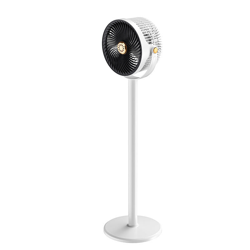 Staande Ventilator 360° Draaibaar met Afstandsbediening Stille Koeling Hoogte Verstelbaar Grijs Wit Woonkamer | Sulvida