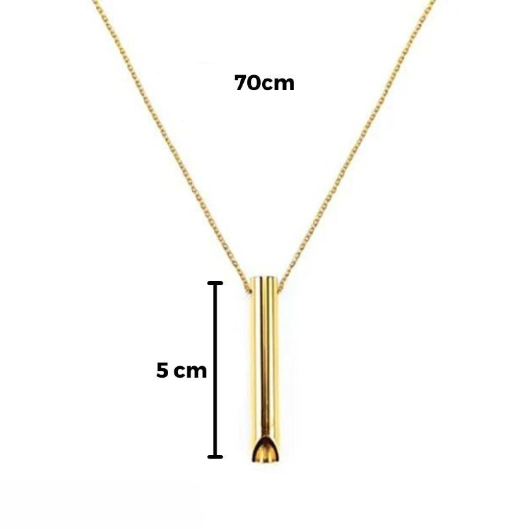 Ademhalingsgerichte Stoppen met Roken Ketting Rustgevend Mindfulness Hanger Rookstop Ondersteuning Stress | Sulvida