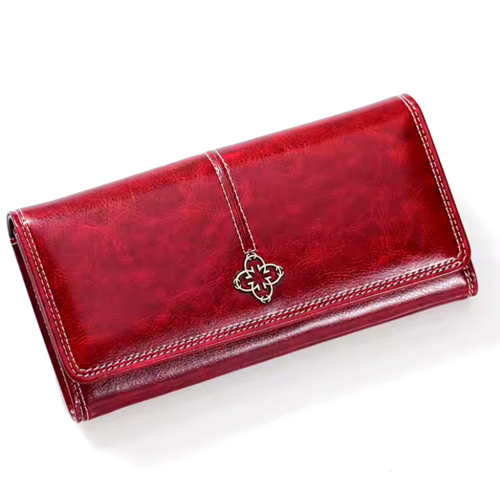 Compact Leren Dames Portemonnee Bifold Model met Kaartsleuven Pasjeshouder Munt & Briefgeldvak Dagelijks Gebruik | Sulvida
