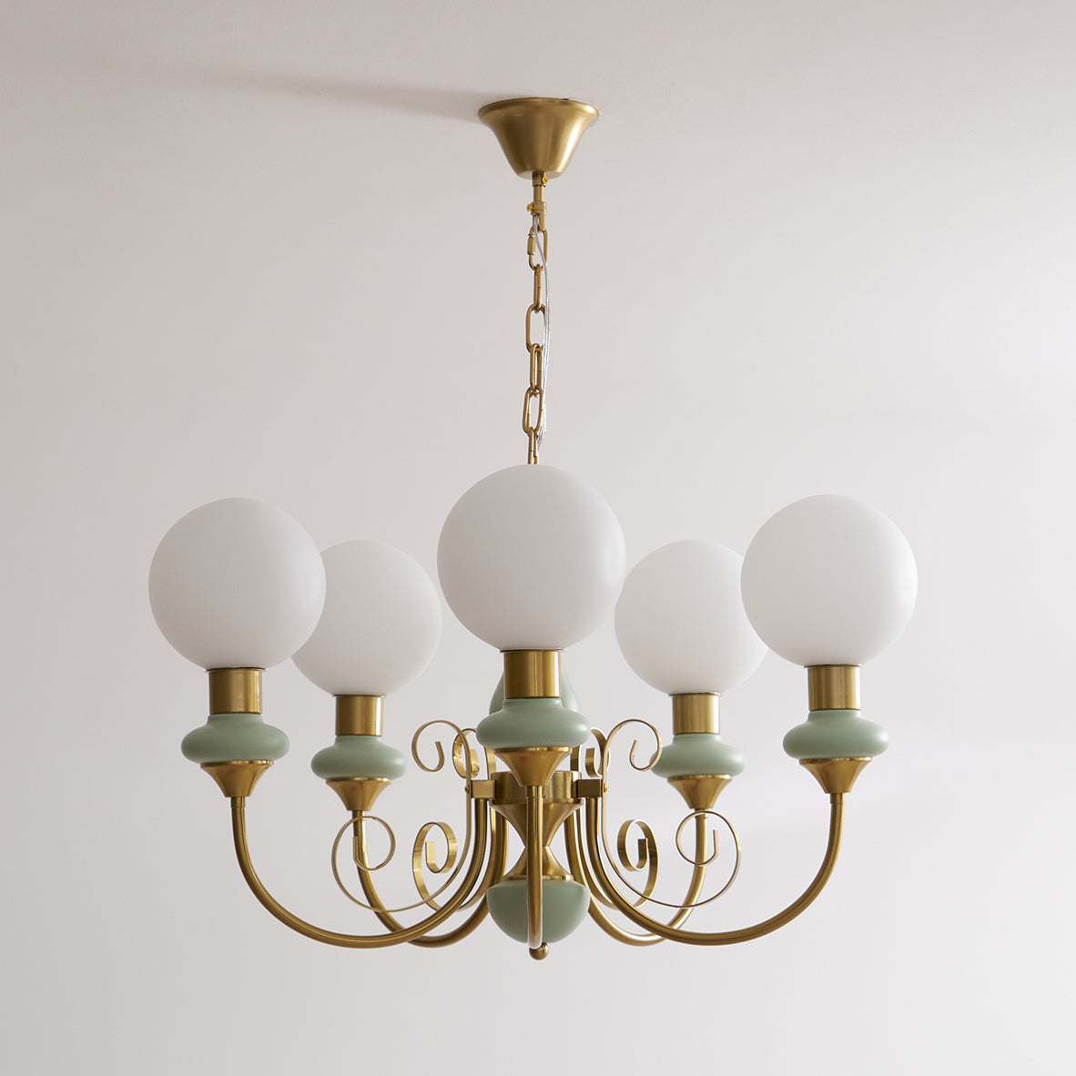 Glazen Kroonluchter met IJzeren Frame Meerlichts Hanglamp Modern Retro Design Sfeerverlichting Eetkamer Woonkamer | Sulvida