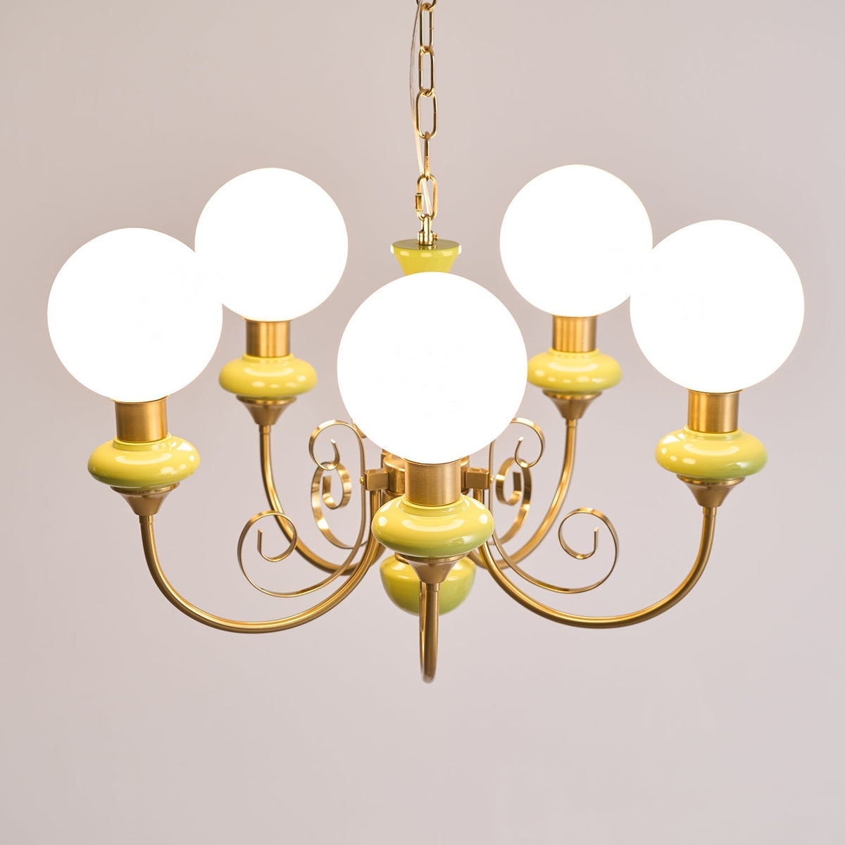 Glazen Kroonluchter met IJzeren Frame Meerlichts Hanglamp Modern Retro Design Sfeerverlichting Eetkamer Woonkamer | Sulvida