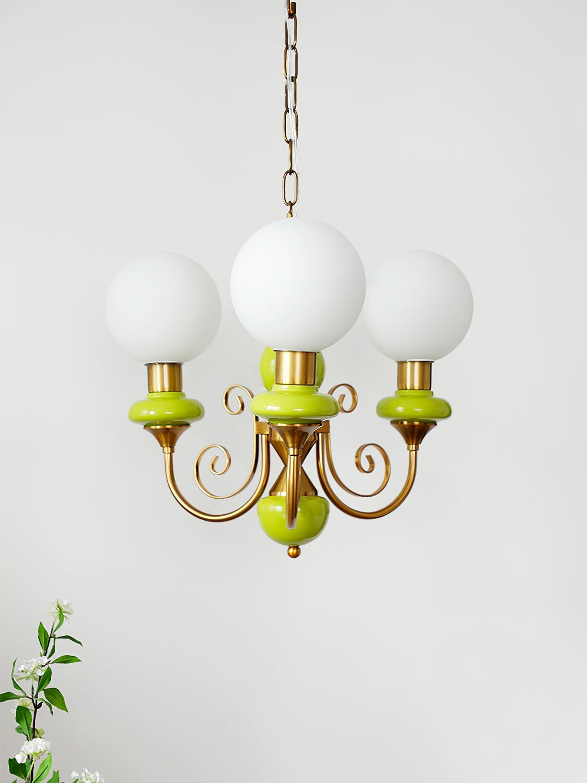 Glazen Kroonluchter met IJzeren Frame Meerlichts Hanglamp Modern Retro Design Sfeerverlichting Eetkamer Woonkamer | Sulvida